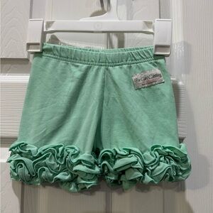 Be Girl Clothing Mint Ruffle Shorts